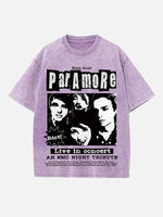 Paramore Print Round Neck T-shirt