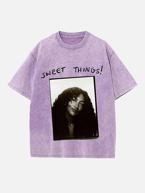 Olivia Dean Print Round Neck T-shirt