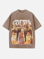 HUNTR/X Print Round Neck T-shirt