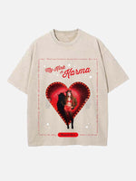 Chappell Roan Print Round Neck T-shirt