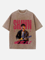 Shawn Mendes Print Round Neck T-shirt