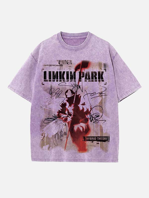 Linkin Park Print Round Neck T-shirt