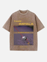 Tame Impala Print Round Neck T-shirt