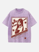 PinkPantheress Print Round Neck T-shirt