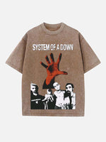System of a Down Print Round Neck T-shirt