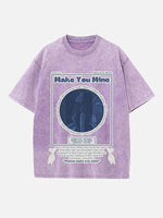 Madison Beer Print Round Neck T-shirt