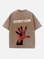 System of a Down Print Round Neck T-shirt