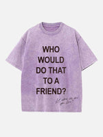 Olivia Dean Print Round Neck T-shirt