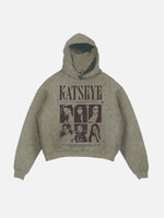 KATSEYE Print Slant Pockets Hoodie