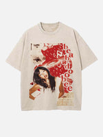 Beabadoobee Print Round Neck T-shirt