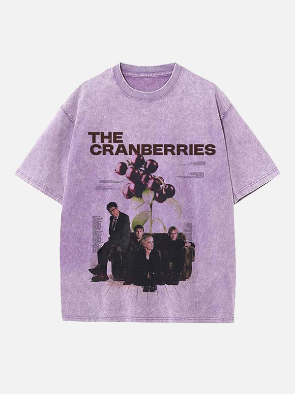 The Cranberries Print Round Neck T-shirt
