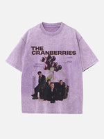 The Cranberries Print Round Neck T-shirt