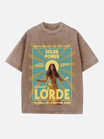 Lorde Print Round Neck T-shirt
