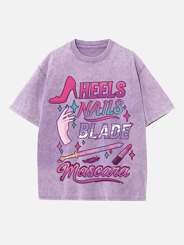 HUNTR/X Print Round Neck T-shirt