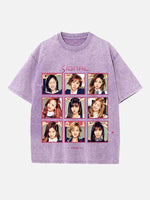 TWICE Print Round Neck T-shirt