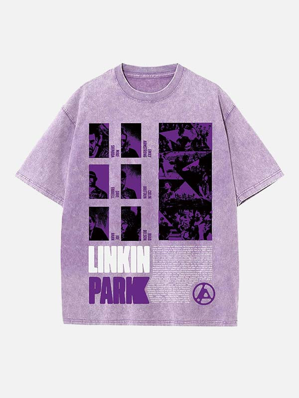 Linkin Park Print Round Neck T-shirt