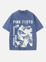 Pink Floyd Print Round Neck T-shirt