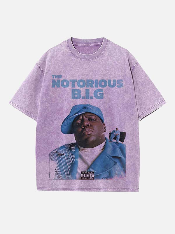 The Notorious B.I.G. Print Round Neck T-shirt