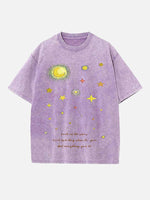 Coldplay Print Round Neck T-shirt