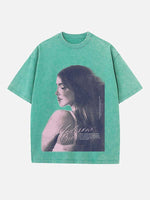 Madison Beer Print Round Neck T-shirt