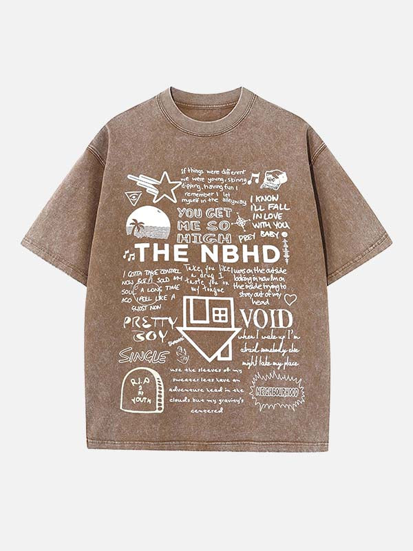 The Neighbourhood Print Round Neck T-shirt
