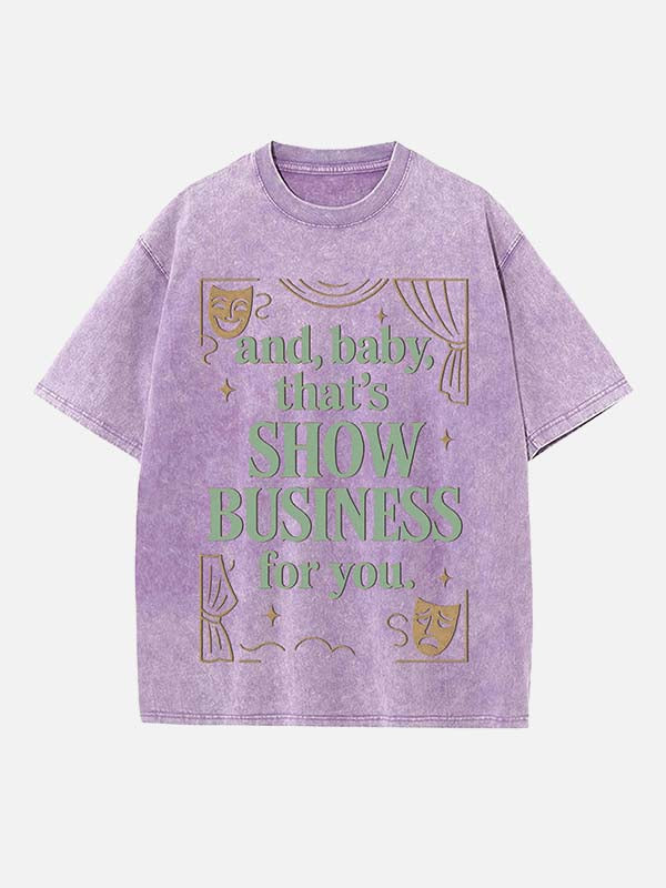 Taylor Swift Print Round Neck T-shirt