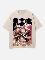 HUNTR/X Print Round Neck T-shirt