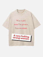 Raye Print Round Neck T-shirt