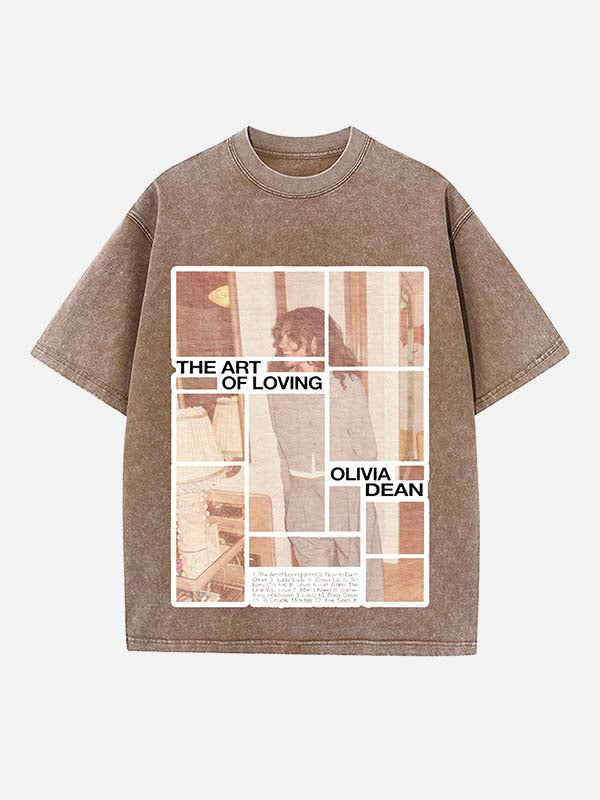 Olivia Dean Print Round Neck T-shirt