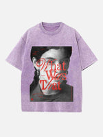 Lorde Print Round Neck T-shirt