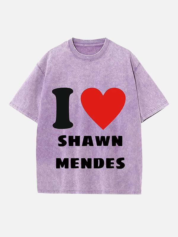 Shawn Mendes Print Round Neck T-shirt