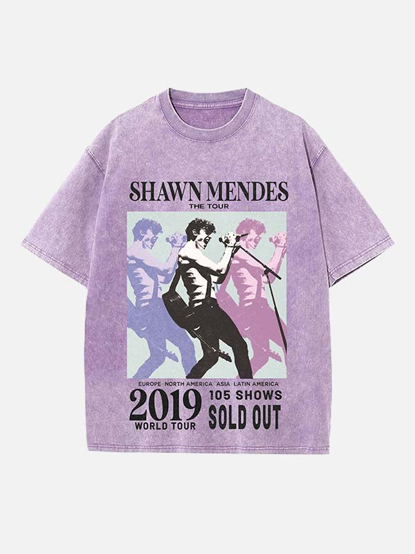 Shawn Mendes Print Round Neck T-shirt