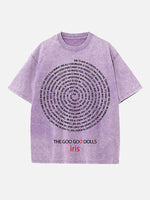 The Goo Goo Dolls Print Round Neck T-shirt