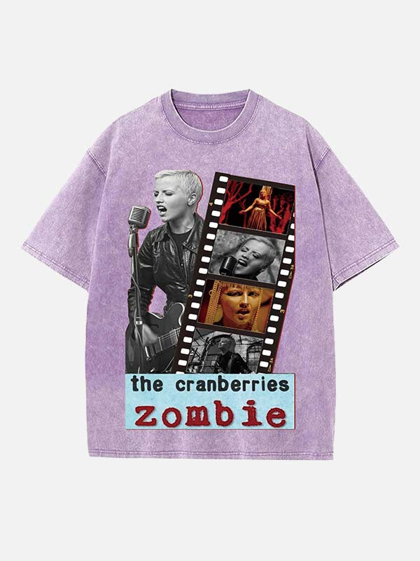 The Cranberries Print Round Neck T-shirt