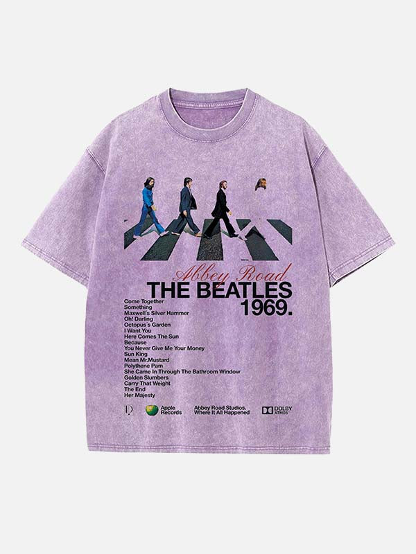 The Beatles Print Round Neck T-shirt