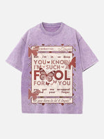 The Cranberries Print Round Neck T-shirt