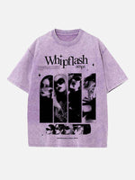 Aespa Print Round Neck T-shirt