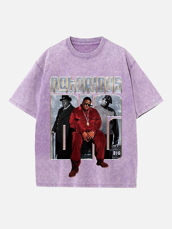 The Notorious B.I.G. Print Round Neck T-shirt