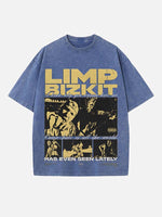 Limp Bizkit Print Round Neck T-shirt