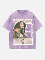 Olivia Dean Print Round Neck T-shirt