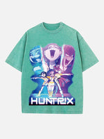 HUNTR/X Print Round Neck T-shirt