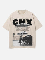 Kendrick Lamar Print Round Neck T-shirt