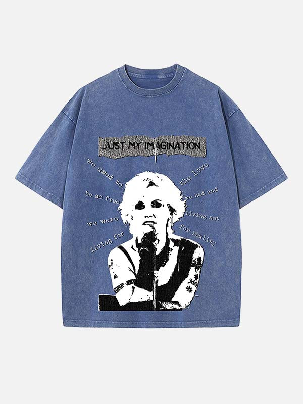 The Cranberries Print Round Neck T-shirt