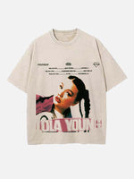 Lola Young Print Round Neck T-shirt
