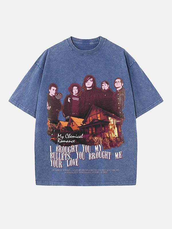 My Chemical Romance Print Round Neck T-shirt