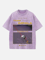 Tame Impala Print Round Neck T-shirt