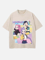 HUNTR/X Print Round Neck T-shirt