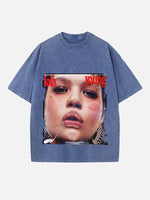 Lola Young Print Round Neck T-shirt