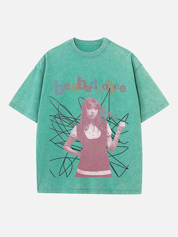 Beabadoobee Print Round Neck T-shirt