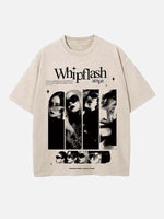 Aespa Print Round Neck T-shirt